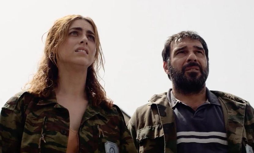 miriam leone sul set di war la guerra desiderata