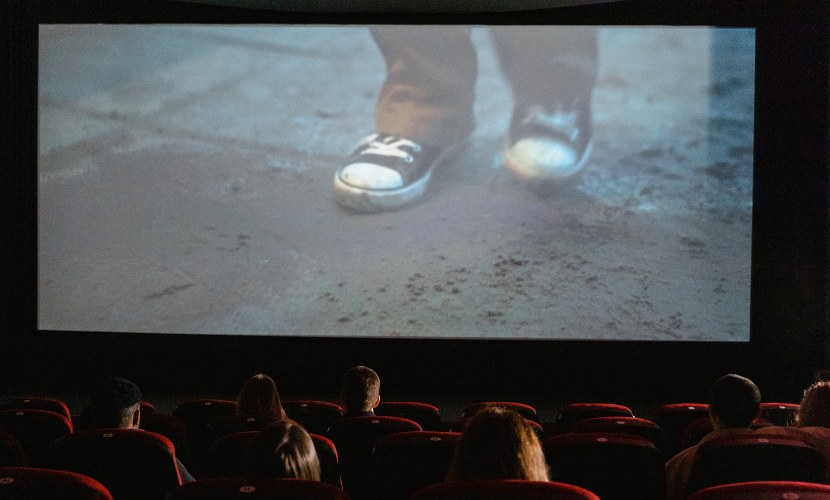 grande schermo del cinema